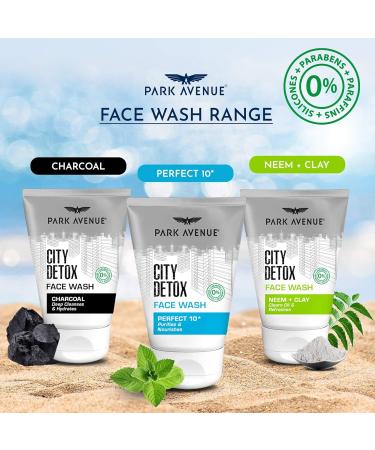 City Detox Perfect 10 Face Wash - Purifying & Nourishing Formula with 10 Power Actives | 100g - Shop Now for Global Shipping - Buy Online on GoSupps.com