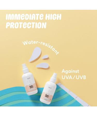 Na f Mineral Sun Protection Spray for Baby & Child - SPF 50 Natural Ingredients Zinc Oxide UV Filter - 100ml Safe Formula Without Mineral Oils Silicones or Microplastics - Shop Internationally - Buy Online on GoSupps.com