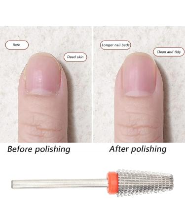 NICENEEDED Tungsten Nail Carbide 5 in 1 Bit Two Way Rotate use for Both Left and Right Handed 3/32 Inch Professional Nail Drill Bits for Fast Remove Acrylic or Hard Gel(Silver Fine) Style 1 - Buy Online on GoSupps.com