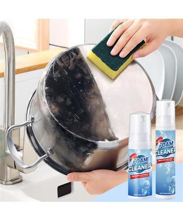Multi-Purpose Kitchen Cleaner - Powerful Splash Foam Spray Multi-Purpose Easy Cleaning Foam Cleaner Spray All Purpose Cleaning Spray For Bathrooms And Kitchens (2 PCS) - Buy Online on GoSupps.com