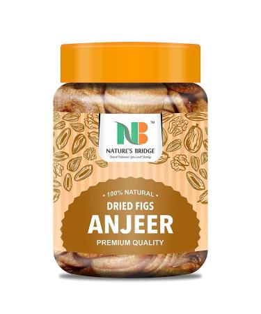 Nature's Bridge Anjeer Figs (400 gm Jar Pack) Dry Anjir Dry Fig Dried Figs Dry Fruits Figs_Packing May Vary
