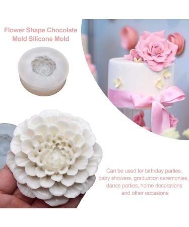 Silicone Dahlia Flower Mold | 3D Fondant Form for Baking & Craft | Non-Stick Decorative Silicone Tool for Desserts & Cakes - Buy Online on GoSupps.com