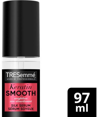 TRESemm Keratin Smooth Weightless Silk Serum for heat protection manageability shine and hair smoothing salon quality 97 ml - Buy Online on GoSupps.com