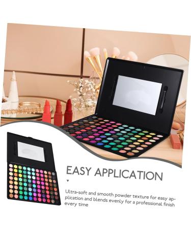 Healvian 2 Pcs 88 Shadow Palette Matte Woman Glitter Plastic 1 count (Pack of 1) Assorted Colorx2pcs - Buy Online on GoSupps.com