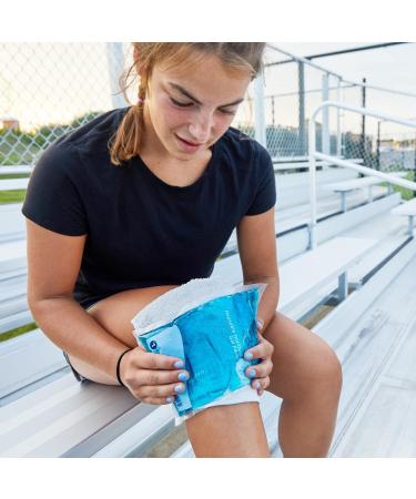 Flexible Gel Ice Packs for Injuries - 3-Pack Reusable Cold Packs in Different Sizes for Shoulder, Knees, Back & Neck - Buy Online on GoSupps.com