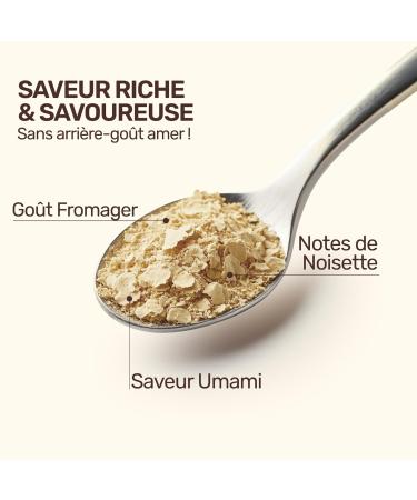 EASY YUMMY Flocons Nooch (300 g) levure nutritionnelle non enrichie 100% v g talienne sans additifs - Buy Online on GoSupps.com