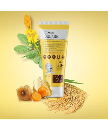 Rice Flakes Sunscreen SPF50+ for Children 100 ml - Buy Online on GoSupps.com