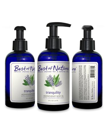 Tranquility Aromatherapy Body Oil - 100% Pure & Natural - 8oz | International Shipping Available - Buy Online on GoSupps.com