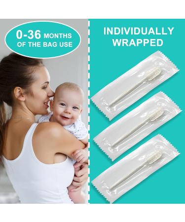 100pcs Baby Tongue Cleaner Disposable | Soft Gauze Newborn Oral Cleaning Stick | Dental Care for 0-36 Months - Buy Online on GoSupps.com