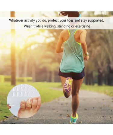 20 Pcs Gel Toe Caps - Silicone Toe Protection for Men & Women | Breathable Small Toe Cushions for Comfort - Buy Online on GoSupps.com