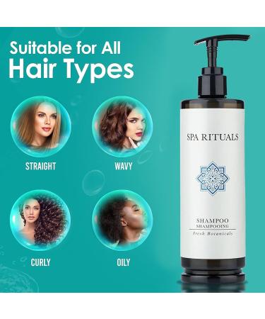 Buy Spa Rituals Pump Bottle for Hair Shampoo - Natural Shampoo with Garden Flowers Fragrance for Effortless Use - Buy Online on GoSupps.com