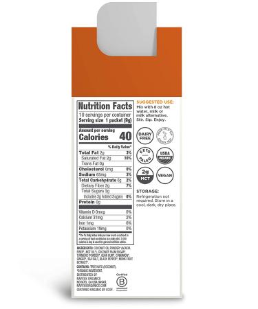 Navitas Organics Turmeric Latte Powder | Organic, Non-GMO, Dairy-Free | 10 Single Servings (3.1 oz) - Buy Online on GoSupps.com