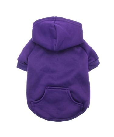 Barking Basics Dog Hoodie - Purple - X-Large Purple X-Large