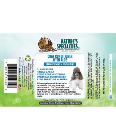 Nature's Specialties Coat Conditioner 32oz for Dogs and Cats - Non-Toxic & Biodegradable - Buy Online on GoSupps.com