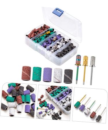 MERRYHAPY 1 Set Nail Polish Set White Sanding Bands for Nail Drill Nail Kits Manicure Tools Professional Nail Drill Manicure Buffing Sanding Bands for Nail Drill Fine Grit Nail Tool Alloy - Buy Online on GoSupps.com