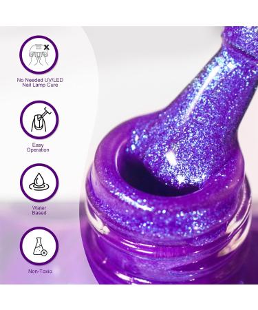 Chameleon Nail Polish - Glitter Nail Polish - Purple Pearl Nail Polish - Chrome Metallic Purple Nail Polish - Buy Online on GoSupps.com