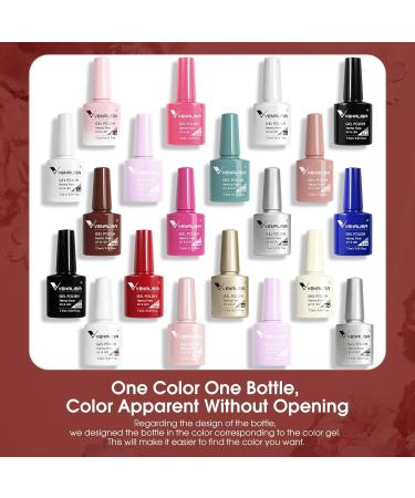 VENALISA Gel Nail Polish 7.5ml Brown Color Gel Polish Soak Off UV LED Long-Wear Mirror Shine Essential for Nail Art Salon-Quality Manicure at Home 559 - Buy Online on GoSupps.com