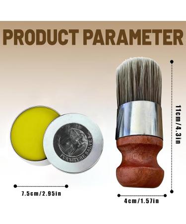 Evergloss Furniture Repair Salve - Leather & Wood Protection with 2 Boar Bristle Brushes | Wise Owl - Buy Online on GoSupps.com
