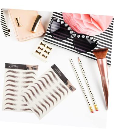 NOLITOY 9 sheets Sticker Stickers Artificial Hairlike Transfer Tools Shaping Hair- Tattoos Women Proof D - Buy Online on GoSupps.com