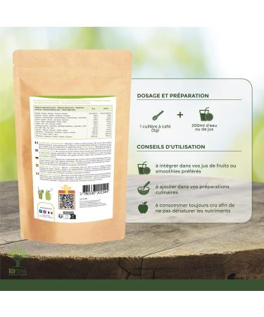 Psyllium Blond Bio - Bioptimal - Teguments de Psyllium - Husk Raw - Cosse non moulue - Riche en Fibre - Digestion Transit Coupe Faim - Origine Inde - Conditionn en France - Certifi Ecocert - 500g 500 g (Lot de 1) - Buy Online on GoSupps.com