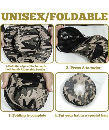 Toatelu Beekeeper Hat with Mosquito Net - 2-Pack Foldable Outdoor Cap for Camping Hiking & Gardening - Buy Online on GoSupps.com