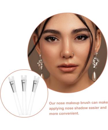 Beavorty 3pcs Nose Shadow Highlighter Brush Nose Makeup Tool Nose Contour Makeup Hirao Eye Shadow Brush 12.30X1.90X1.10CM As Shown - Buy Online on GoSupps.com