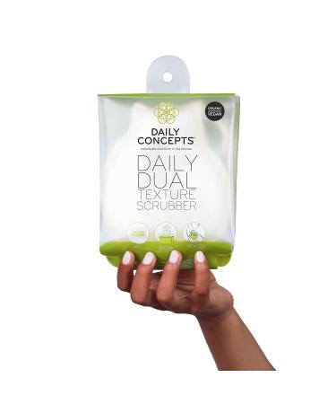 Daily Concepts Dual Texture Scrubber - Exfoliate & Cleanse Gently - Buy Online on GoSupps.com