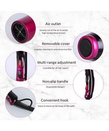 Ionic Professional Hair Dryer with Diffuser - 3500W Salon-Quality Hot Air Styler for Ultimate Hair Care - International Shipping Available - Buy Online on GoSupps.com