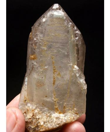 138g Natural Smoke Purple Elestial Amethyst Quartz Crystal Specimen+Rutilated ningxiao - Buy Online on GoSupps.com