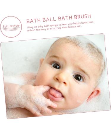 Ipetboom 15 Pcs Bath Ball & Sponge Set - Soft Polyester Bathing Essentials for Toddlers - Buy Online on GoSupps.com