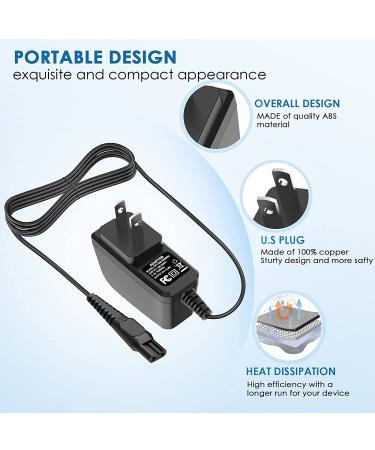 HQ8505 Norelco Charger Cord for Philips Norelco Shavers - 15V Power Supply Adapter for 7000, 5000, 3000 Series - Buy Online on GoSupps.com