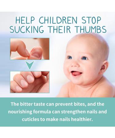 Anti Nail Biting Polish - Nail Biting Prevention for Teenager - Stop Nail Biting Nail Polish - Discourages Nail Biting and Thumb Sucking Clear Nail Varnish - Stop Biting Nails for Teenager - Buy Online on GoSupps.com