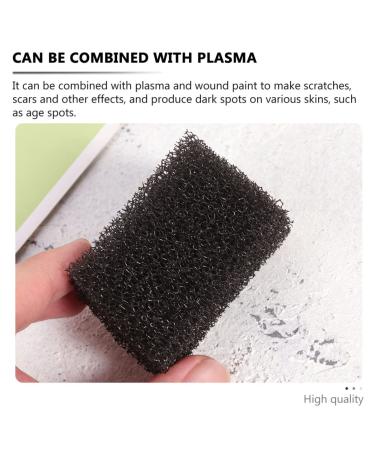 FRCOLOR 32 Pcs Special Effects Makeup Tool Set | Stippling Sponges & Polyurethane Brushes for Halloween & Body Makeup - Black (Pack of 1 - Buy Online on GoSupps.com