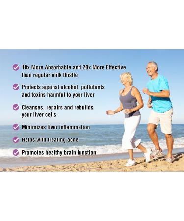 UltraThistle Herbal Liver Cleanse & Detox Formula - 1080mg - 30 Day Supply - Buy Online on GoSupps.com