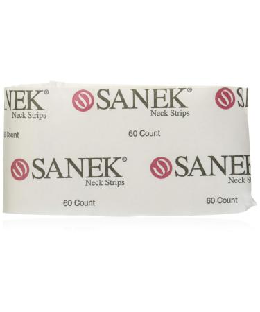 SANEK Neck Strips, 60 Count (Pack of 2)