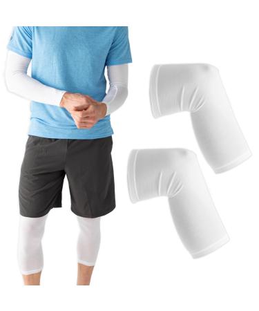 AD Rescuewear Eczema Arm and Leg Sleeves - Nighttime Relief for Adults and Teens - Breathable Comfortable Leg and Arm Wrap - Eczema Itch Relief - Ultra-Soft and Soothing TENCEL Fabric (Medium) Medium 11"-18"