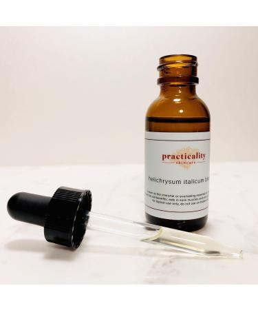 Practicality Skincare Helichrysum Italicum Facial Serum Pure Helichrysum & Milk Thistle Oil for Hydrated Rejuvenated Skin | Lightweight Fast-Absorbing Face Serum 1 Pc