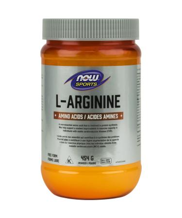 NOW Sports Nutrition L-Arginine Powder Nitric Oxide Precursor Amino Acids 454g