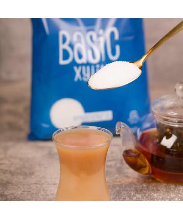 Xucker Basic Xylitol Sugar 2x1kg Refill Bags - Calorie-Reduced Tooth-Friendly Sweetener for Cooking & Baking - Natural Sugar-Free Alternative - Buy Online on GoSupps.com