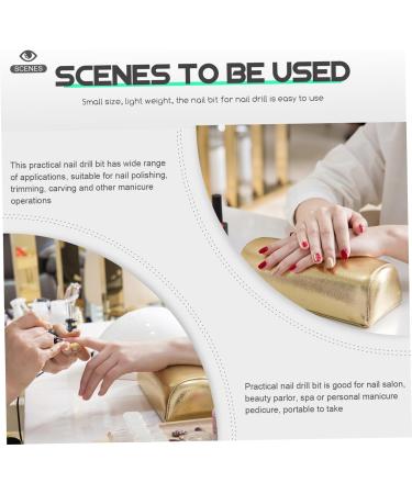 Beaupretty cuticle drill bits metal nail hard straight cut manicure Accessories Nail flakes broca 5 en 1 drill nails alloy Nail supplies bear ears clip nail clippers drill nail - Buy Online on GoSupps.com