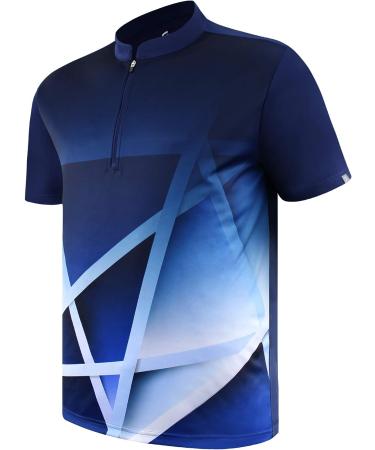 SAVALINO Men's Bowling Sublimation Printed Jersey - Navy, 3X-Large - Buy Online on GoSupps.com