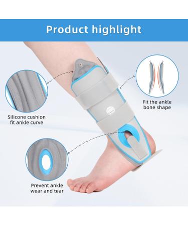 Buy Ankle Splint with Air Bag - Inflatable Ankle Brace for Torn Ligaments & Post-Op Support | One Size Fits Most - Buy Online on GoSupps.com