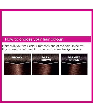 L'Oreal Paris Ammonia-Free Semi-Permanent Hair Dye - Dark Chocolate Brown Glossy Colour | Natural Finish, Up to 28 Shampoos | Casting Cr me Gloss 323 - 1 Application - Buy Online on GoSupps.com