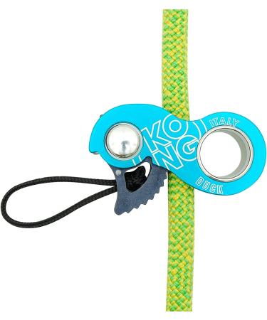 Kong Italy Duck Rope Clamp Ascender Cyan - Premium Quality for Climbing - Buy Online on GoSupps.com