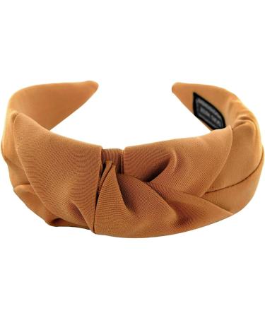 axy Elegant Headband in Fashionable Design Beautiful Women's Headband Hair Accessories HRM3 (Orange Brown) orange-brown - Buy Online on GoSupps.com