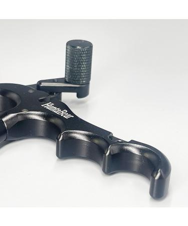 HuntaBear 360 Rotate Caliper Thumb Release for Compound Bow - Archery Accessories | Black 4 Fingers - Buy Online on GoSupps.com