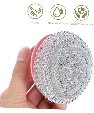 Solustre 8-Hour Stainless Steel Kitchen Sponges & Metal Scouring Pads - Durable Steel Wool Scrubber for Effective Cleaning - Buy Online on GoSupps.com