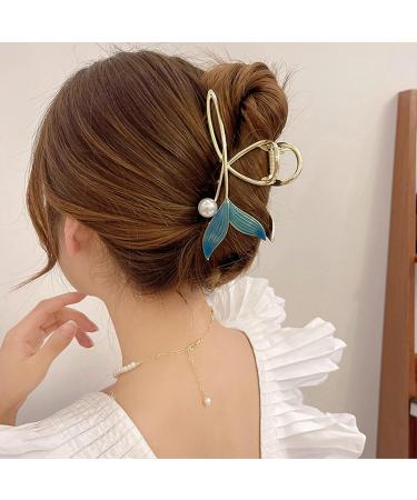 Souarts 6 PCS Flower Claw Clips for Women - Metal Hair Clips for Powerful Hold - Ideal Gifts for Women and Girls - Buy Online on GoSupps.com