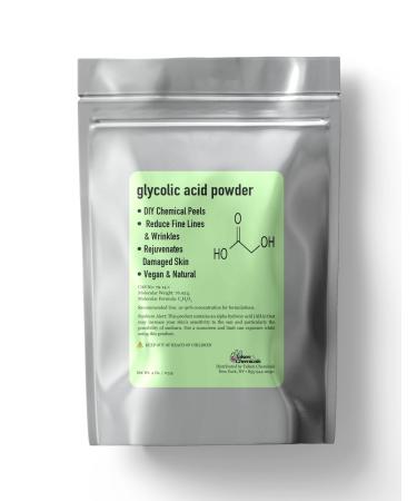 Talsen Chemicals Glycolic Acid Powder DIY Glycolic Crystal Powder is Pure DIY Cosmetics (4 Oz/113 grams)