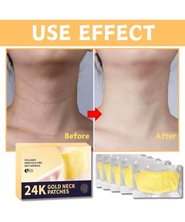 Collagen Neck Mask Dark Neck Remover Neck Wrinkle Patches Anti Aging Neck Mask 24K Gold Anti Wrinkle Patches For Skin Anti Ageing Neck Wrinkle Patch For Neck Tightening And tightening - Buy Online on GoSupps.com